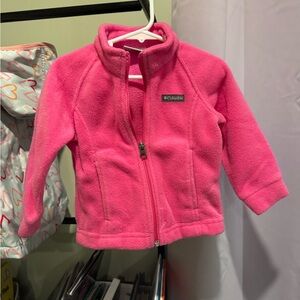 Two Columbia 2T Fleece Jackets Pink and Purple
